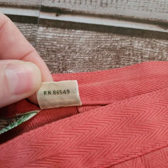 Tommy Bahama Coral 100% silk dress pants womens size 8